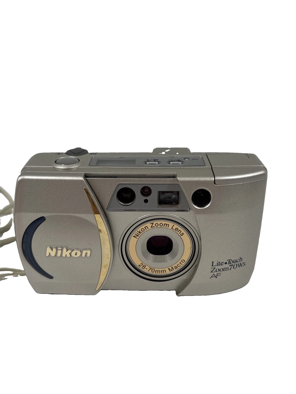 Nikon Lite Touch Zoom 70WS AF QD 35mm Film Camera For Parts Or Repairs READ